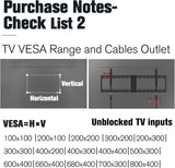 Fixed TV Wall Mount for 42-70” TVs MD2361-32