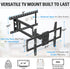 heavy duty wall mount for TV loads up to 100 lbs.