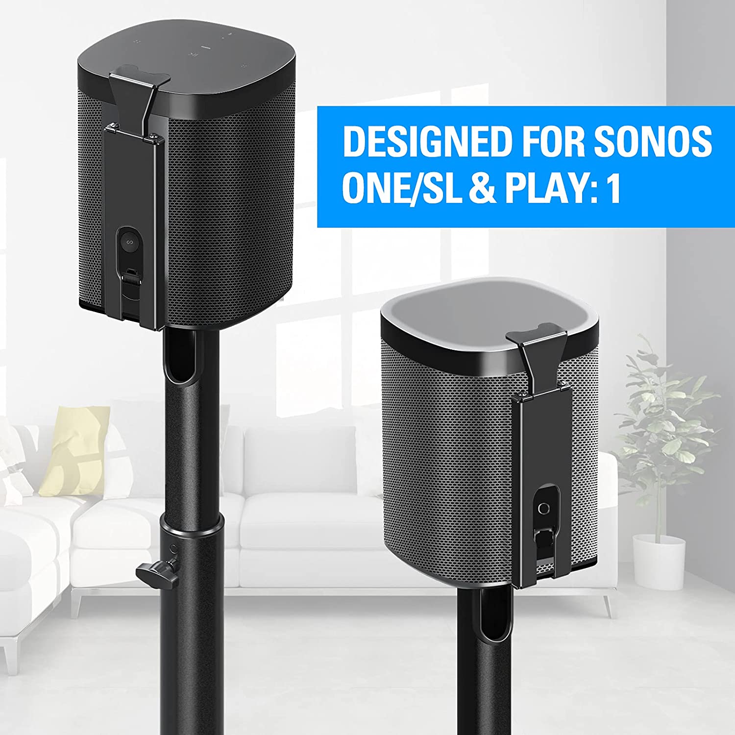 2 Sonos speaker stand