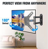 swivel TV mount moves the TV left or right to have a perfect view from anywhere in the room