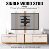 install on single wood stud 