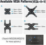 RV TV mount for VESA from 50×50 to 200×200