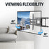 swivel TV mount moves the TV left or right for viewing flexibility