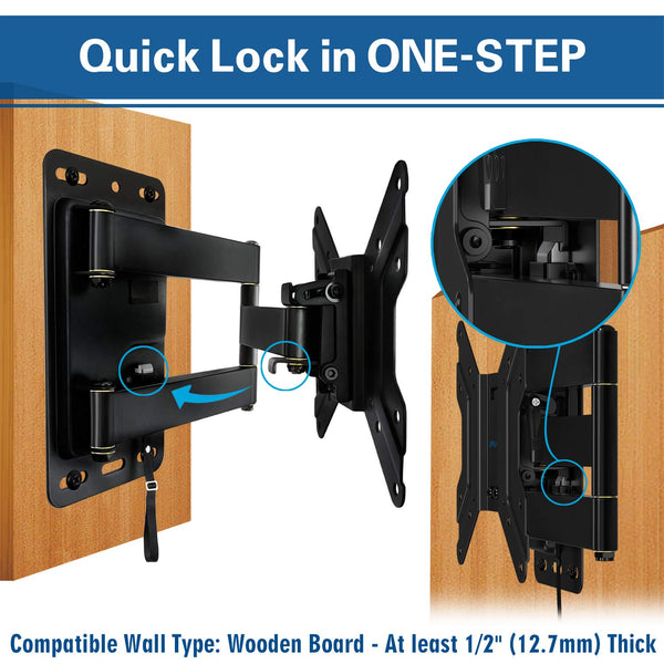 Mounting Dream Full motion RV mount or trailar TV mount for 17-39 inch TVs-1