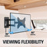 90° swivel rv tv mount to get a flexible view