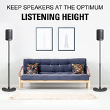 height adjustable speaker stand with 36''-48'' adjustment