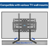attach to the tv wall mount to mount a soundbar