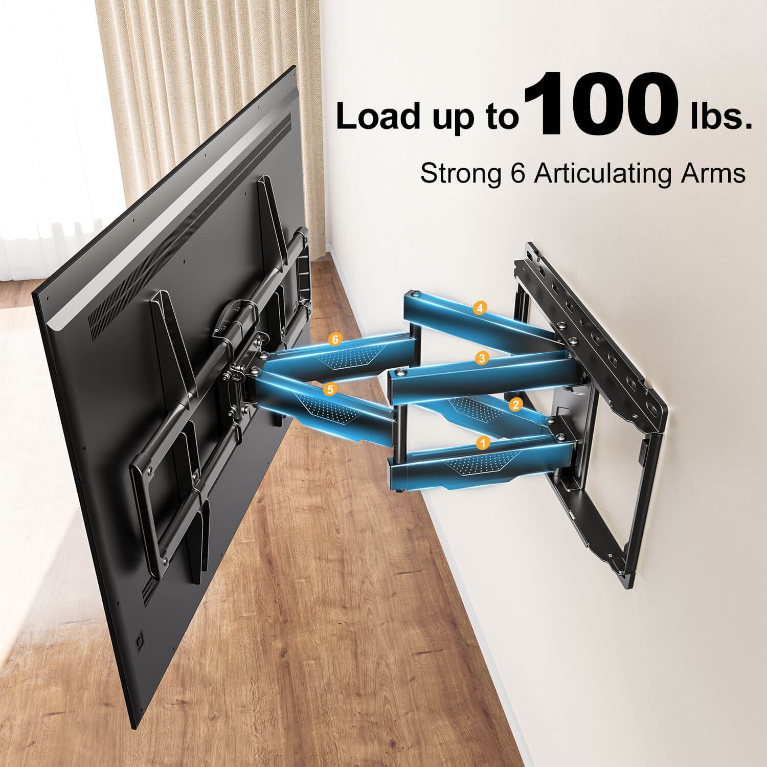 Swivel TV Mount for 42''- 84” TVs MD2617